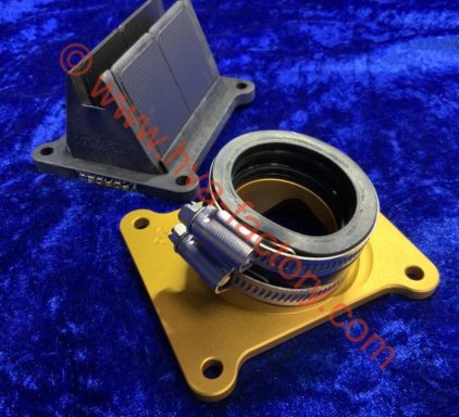 Evo Carburettor V Force Induction System and reeds for the 38mm Mikuni Roundslide.  Single Shock  161530201     /     16-15-302-01