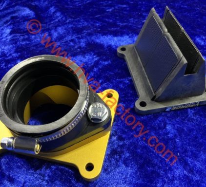 V Force Reed block assembly including manifold and carb flange 1983 - 1984 / 500cc Air Cooled
